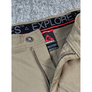 Gerry Pants Men  32x32 Olive Green Lightweight Outdoor Hiking‎ Travel Pants EUC